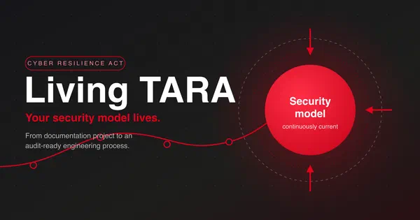 Living TARA: Why the Cyber Resilience Act Changes Your Engineering Process, Not Your Documentation