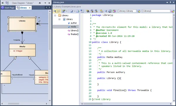 Eclipse-based Code Generation for Enterprise Architect Models